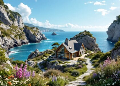 Maison entre deux rochers en Bretagne : un lieu insolite