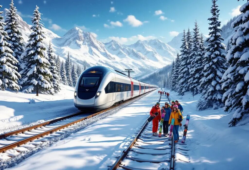 Les meilleures stations de ski accessibles en train