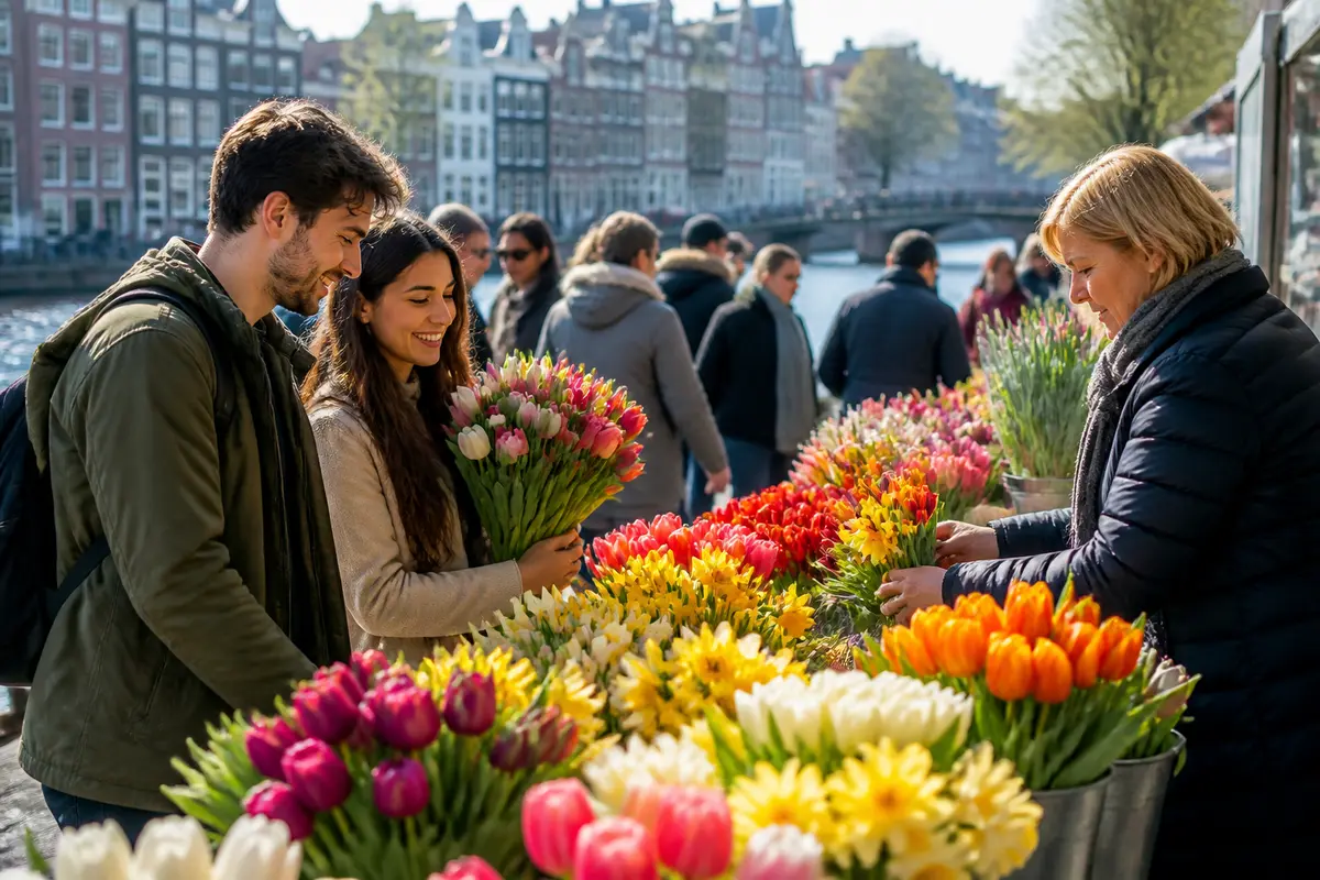 Marché aux fleurs Amsterdam : Guide pour le visiter